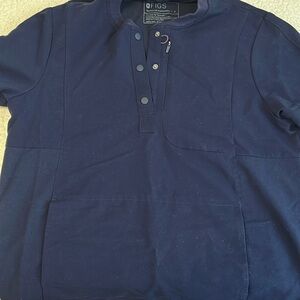 Navy Rafaela™ - Oversized Scrub Top
S - Navy and small bottom